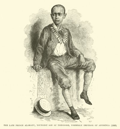 The Late Prince Alamayu, Youngest Son of Theodore, Formerly Emperor of Abyssinia, 1868 by English School