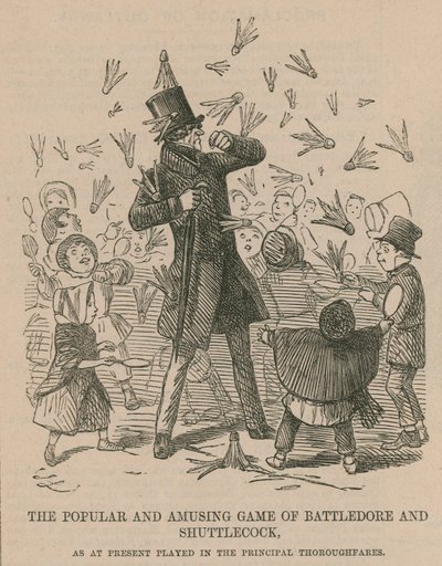 The Popular and Amusing Game of Battledore and Shuttlecock by English School