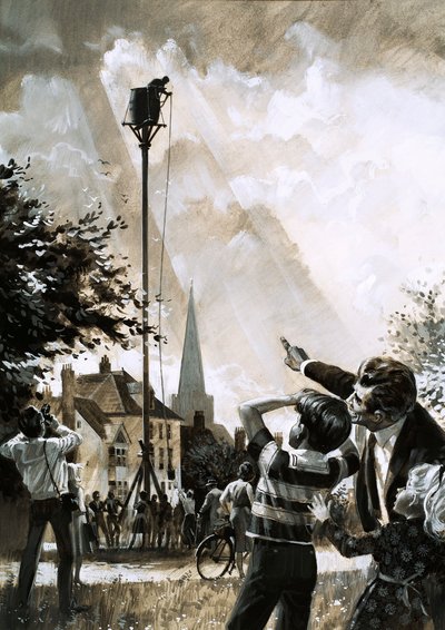 The record for sitting up a pole was held by Jim Dean of Dallas, Texas by English School
