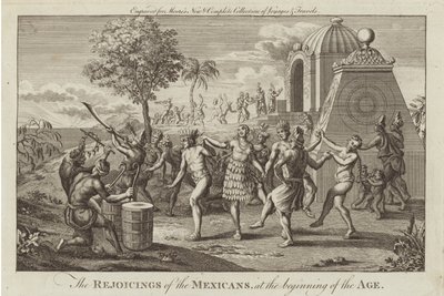 The Rejoicing of Mexicans by English School
