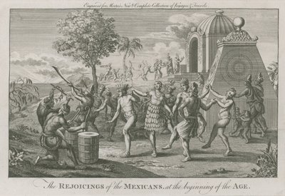 The Rejoicings of the Mexicans at the Beginning of the Age by English School