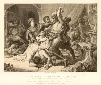 The Seizure of Roger De Mortimer by English School