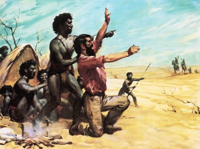 The Sole Survivor from the Burke and Wills Expedition: A Man Named King by English School