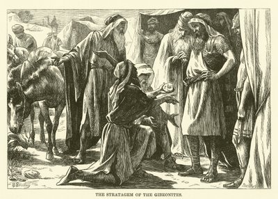The Stratagem of the Gibeonites by English School