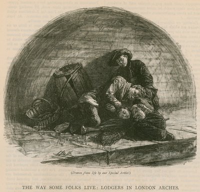 The Way Some Folk Live: Lodgers in London Arches by English School
