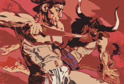 Theseus and the Minotaur by English School