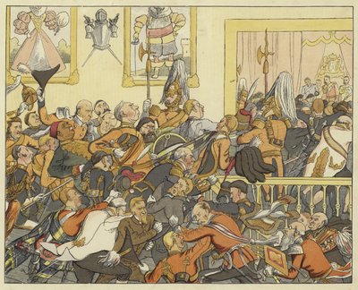 This Jarring Discord of Nobility, This Shouldering of Each Other in the Court (Henry VI, Part I, Act IV, Scene 1) by English School