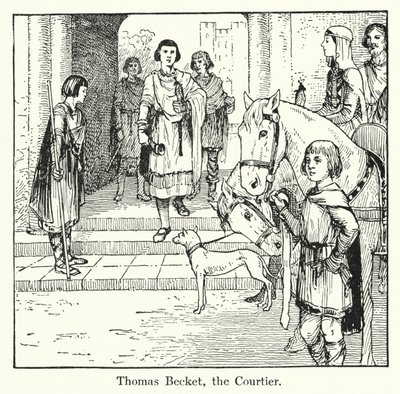 Thomas Becket, the Courtier by English School