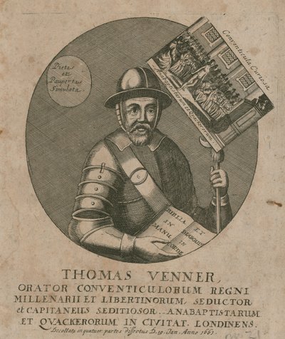 Thomas Venner, orator by English School