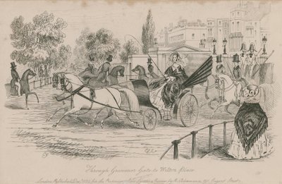 Through Governor Gate to Wilton Place, Hyde Park, London by English School