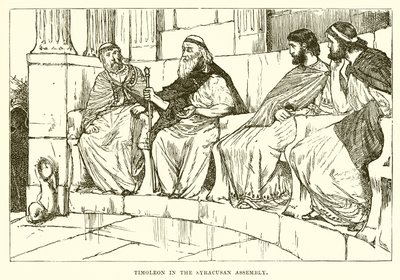 Timoleon in the Syracusan Assembly by English School