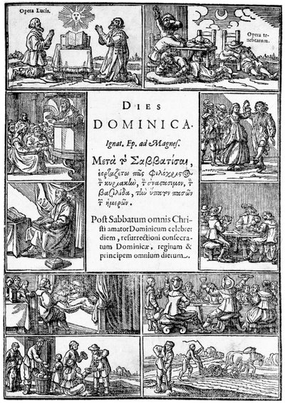 Title-page to Thomas Youngs Dies Dominica, 1639 by English School