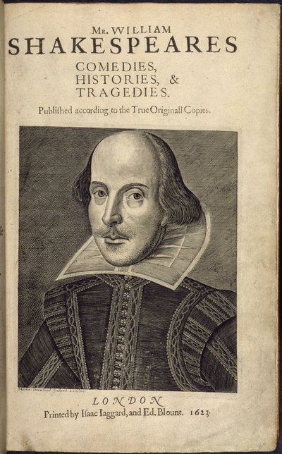 Title Page with a Portrait of Shakespeare, from 