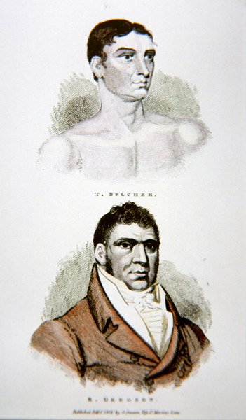 Tom Belcher and Gregson, from a Print Published in 1813 by English School
