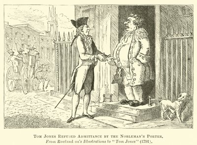 Tom Jones Refused Admittance by the Nobleman