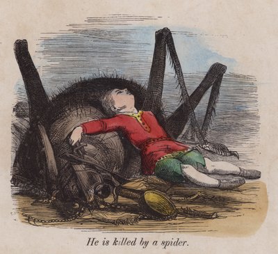 Tom Thumb Killed by a Spider by English School