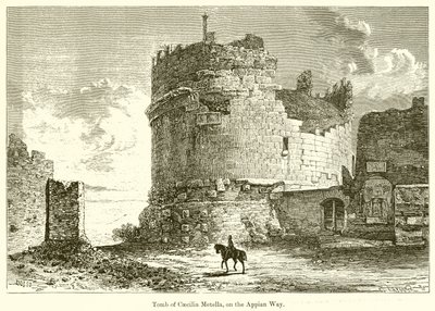 Tomb of Caecilia Metella, on the Appian Way by English School