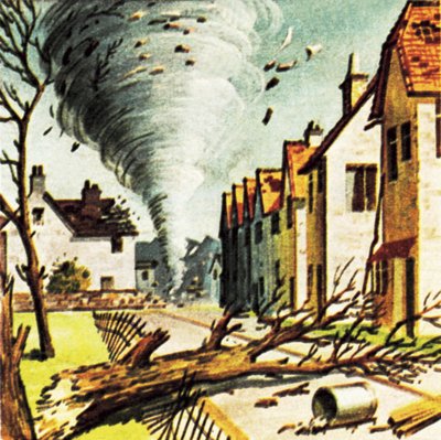 Tornado in Lancashire by English School