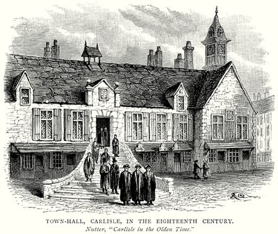 Town-Hall, Carlisle, in the Eighteenth Century by English School