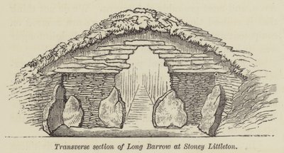 Transverse Section of Long Barrow at Stoney Littleton by English School