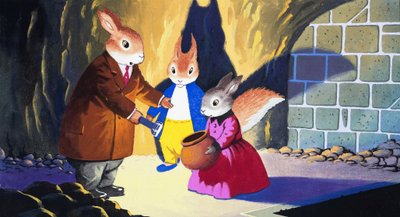 Tufty by Torchlight by English School