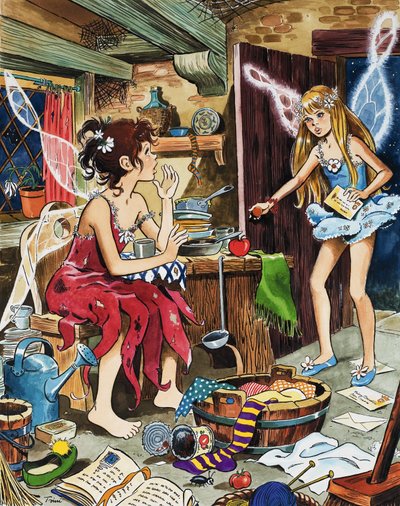Two Fairies by English School
