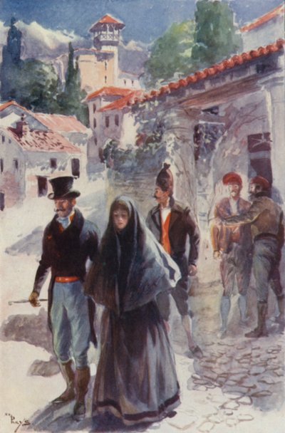 Two or Three Young Men Escorted Orso and His Sister to the Door by English School