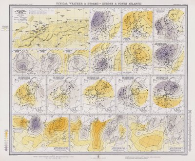 Typical Weather and Storms, Europe and North Atlantic by English School