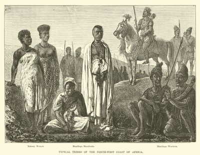 Typical Tribes of the North-West Coast of Africa by English School