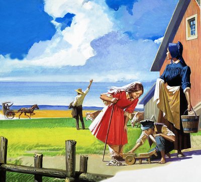 Unidentified Young Inventor by English School