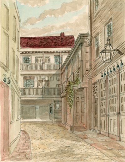 Unidentified buildings, London by English School
