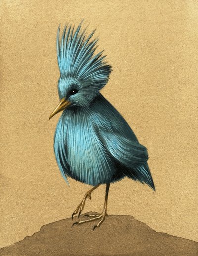 Unidentified Flightless Bird by English School