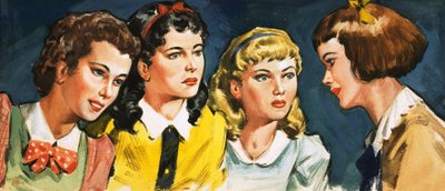 Unidentified Group of Girls by English School
