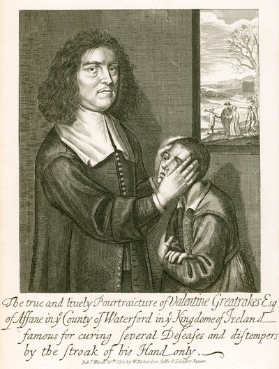 Valentine Greatrakes by English School