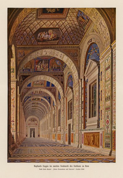 Vatican Loggias by Raphael, Rome by English School