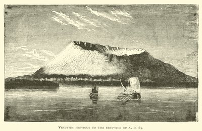 Vesuvius Before the Eruption of AD 63 by English School