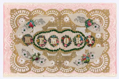 Victorian Valentine Card by English School