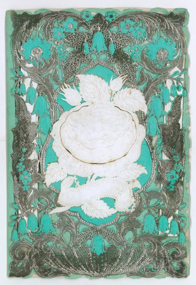 Victorian Valentine Card by English School