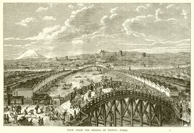 View from the Bridge of Nippon, Tokyo by English School
