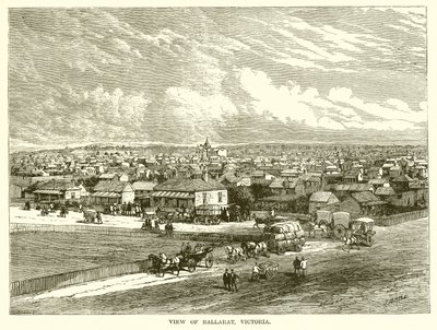 View of Ballarat, Victoria by English School