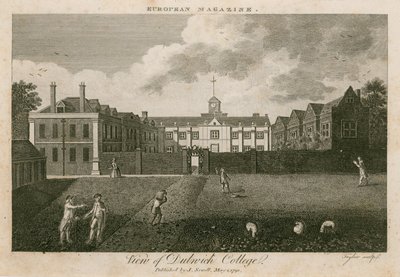 View of Dulwich College, London by English School
