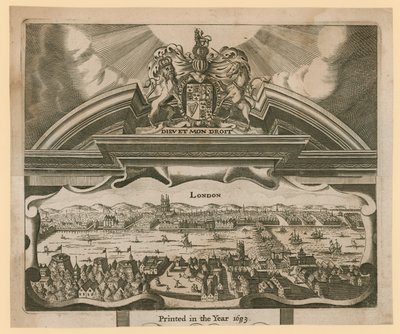 View of London by English School