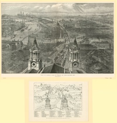 View of London from St Paul