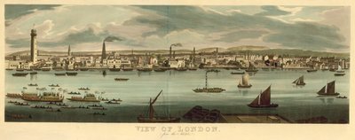View of London from the Adelphi by English School