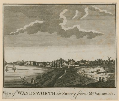 View of Wandsworth in Surrey from Mr Vanneck