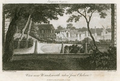 View of Wandsworth, Taken from Chelsea by English School