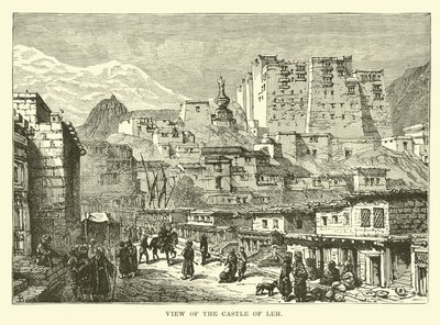 View of the Castle of Leh by English School