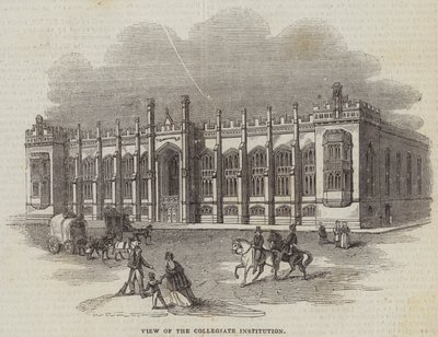 View of the Collegiate Institution by English School
