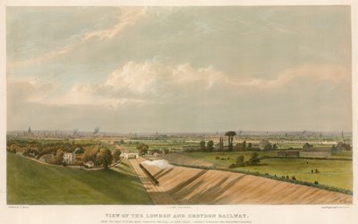 View of the London and Croydon Railway by English School