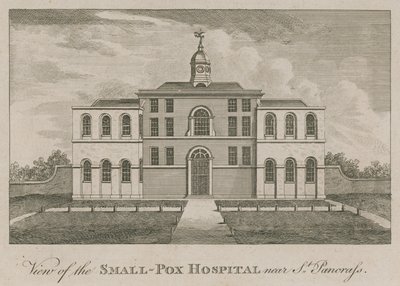 View of the Smallpox Hospital near St Pancras, London by English School